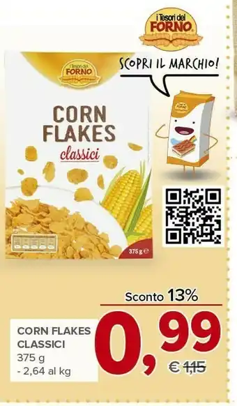 Todis I tesori del forno - corn flakes classici 375 g(ml) offerta