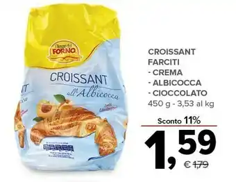 Todis Il tesori del forno croissant farciti offerta
