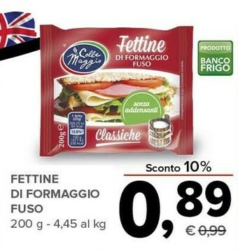 Todis Fettine di formaggio fuso offerta