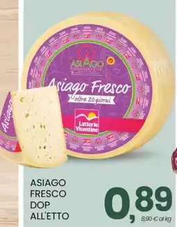 Despar Asiago Fresco DOP offerta