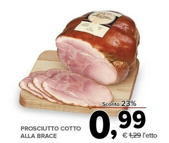 Todis Prosciutto cotto alla brace offerta