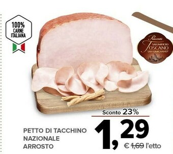 Todis Petto di tacchino nazionale arrosto offerta