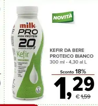 Todis Milk kefir da bere proteico bianco offerta