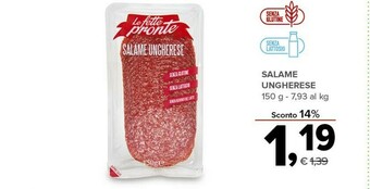 Todis Salame ungherese offerta