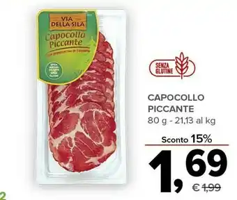 Todis Via della sila capocollo piccante offerta