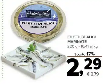 Todis Passioni dal mare filetti di alici marinate offerta