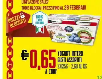 Todis Yogurt intero offerta