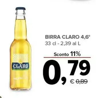 Todis Claro birra 4,6 offerta