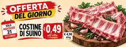 Coal Costine di suino offerta