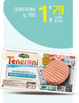 Supermercati Dok GranTerre Teneroni Hamburger con Prosciutto Cotto offerta