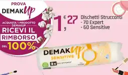 Supermercati Dok Demakup Dischetti Struccanti Expert/Sensitive offerta