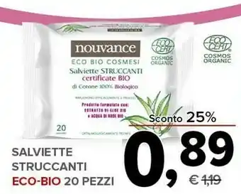 Todis Eco bio salviette struccanti offerta