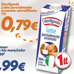 Iper Super Conveniente Sterilgarda Latte parzialmente scremato microfiltrato offerta