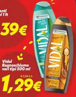 Iper Super Conveniente Vidal Bagnoschiuma offerta