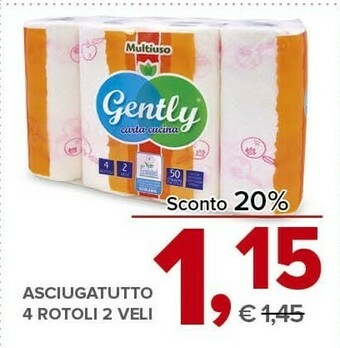 Todis Gently asciugatutto offerta