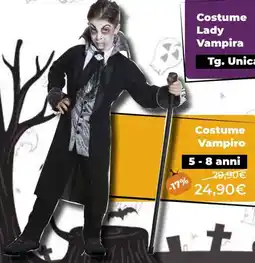 Iperbimbo Costume Vampiro offerta