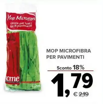 Todis Mop microfibra per pavimenti offerta