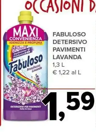 Todis Detersivo pavimenti lavanda offerta