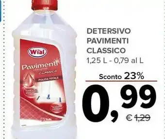 Todis Detersivo pavimenti classico offerta