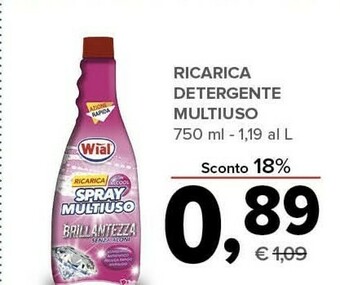 Todis Ricarica detergente multiuso offerta