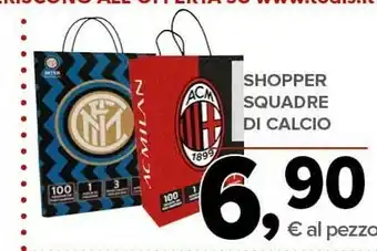 Todis Shopper squadre di calcio offerta