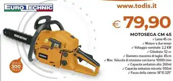 Todis Motosega cm 45 offerta