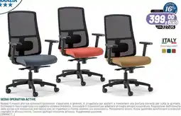 Buffetti Sedia Operativa Active offerta