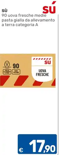 ARCA C+C cash and carry SU 90 uova fresche medie pasta gialla da allevamento a terra categoria A offerta