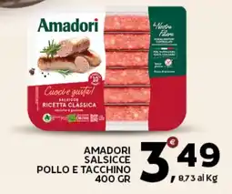 Extra Supermercati Amadori Salsicce Pollo e Tacchino offerta