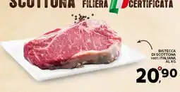 Extra Supermercati Bistecca di scottona offerta