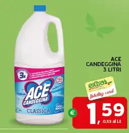 Extra Supermercati Ace candeggina classica offerta