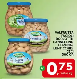 Extra Supermercati Valfrutta fagioli corona offerta