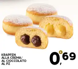 Extra Supermercati Krapfen alla crema al cioccolato offerta