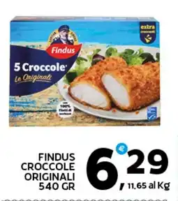 Extra Supermercati Findus Crocchette Originali offerta