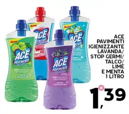 Extra Supermercati Ace pavimenti igienizzante offerta