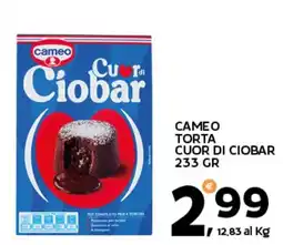 Extra Supermercati Cameo torta cuor di ciobar offerta