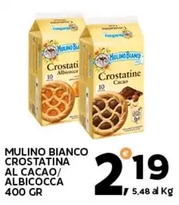 Extra Supermercati Mulino Bianco Crostatina al cacao/ albicocca offerta