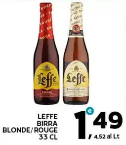 Extra Supermercati Leffe birra blonde/rouge offerta