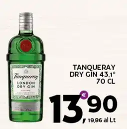 Extra Supermercati Tanqueray London Dry Gin offerta