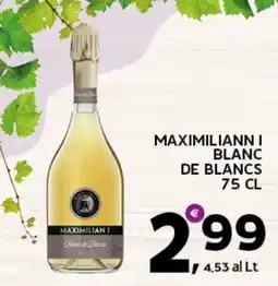 Extra Supermercati Maximilian I Blanc de Blancs offerta