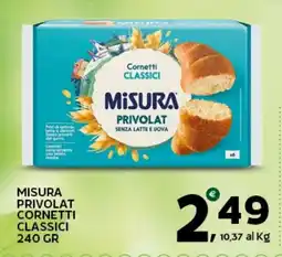Extra Supermercati Misura cornetti classici offerta