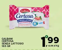 Extra Supermercati Galbani Certosa senza lattosio offerta