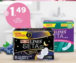 Extra Supermercati Lines Seta ultra notte offerta