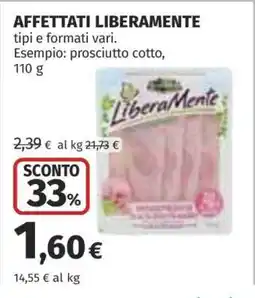 Coop AFFETTATI LIBERAMENTE offerta
