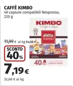 Coop CAFFÈ KIMBO offerta