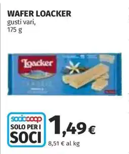 Coop Wafer Loacker offerta