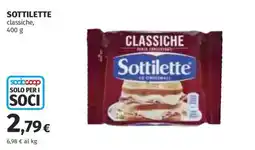 Coop Sottilette offerta