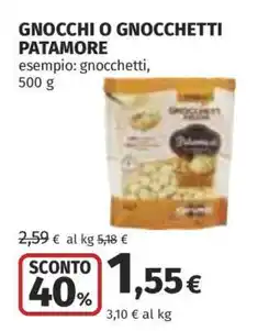 Coop GNOCCHI O GNOCCHETTI PATAMORE offerta