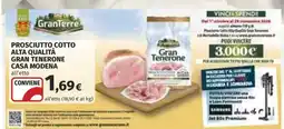 Coop Prosciutto Cotto Alta Qualità Gran Tenerone Casa Modena offerta