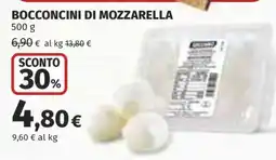 Coop Bocconcini di Mozzarella offerta